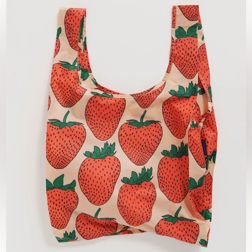 BAGGU Standard Strawberry Bag (NWT) - Picture 3 of 5